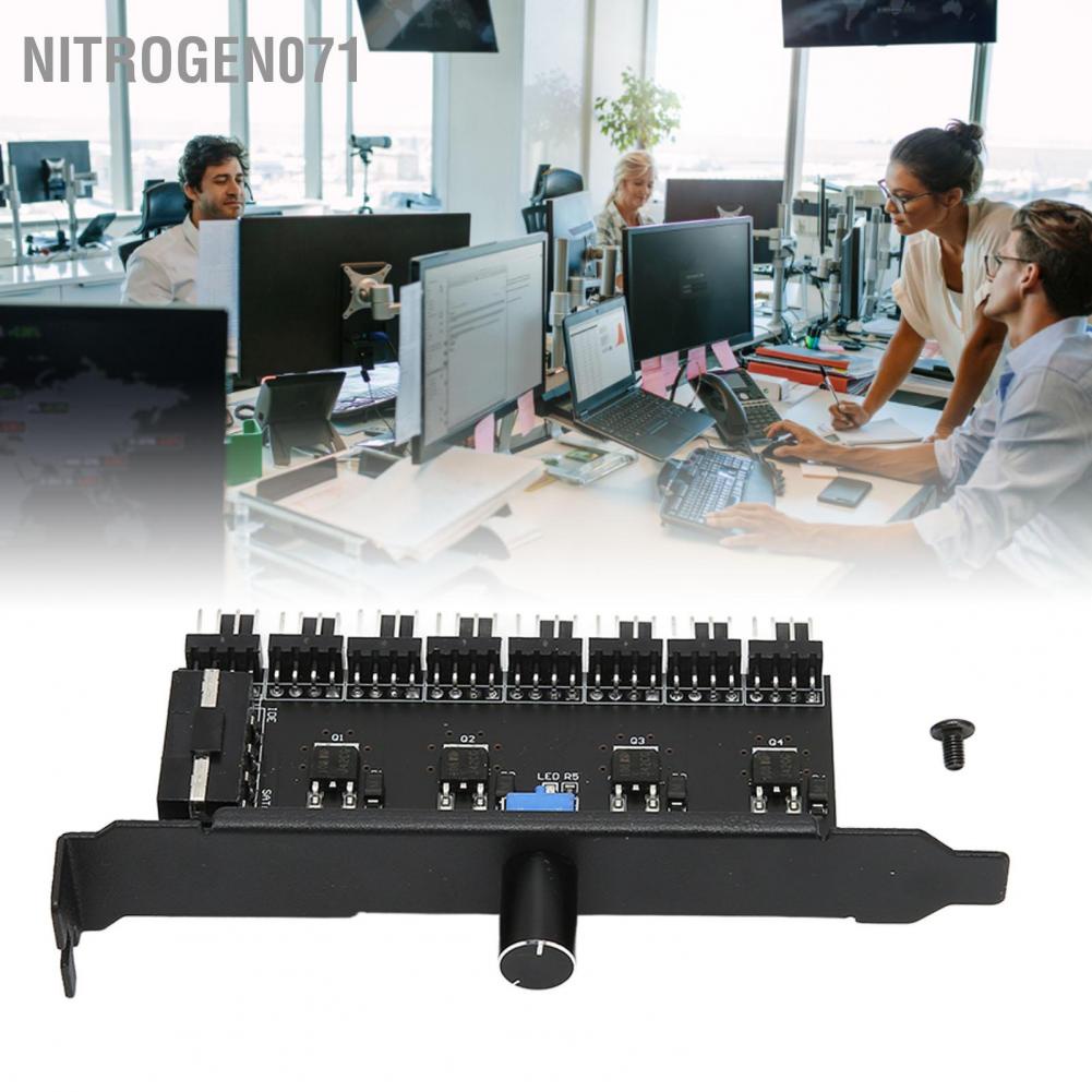 Bộ Điều Khiển Tốc Độ Quạt 8 Kênh Dành Cho CPU Chassis Hard Drive VGA PWM PCI