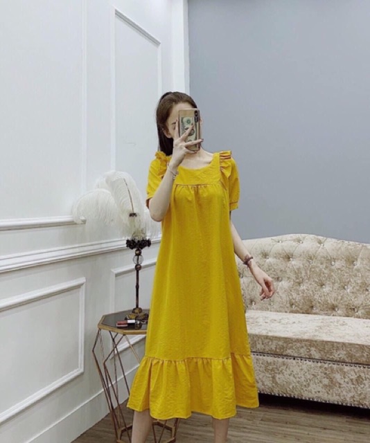 Váy đũi suông vai bèo | BigBuy360 - bigbuy360.vn