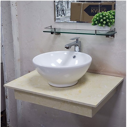 Xả kho bàn đá lavabo treo tường cao cấp