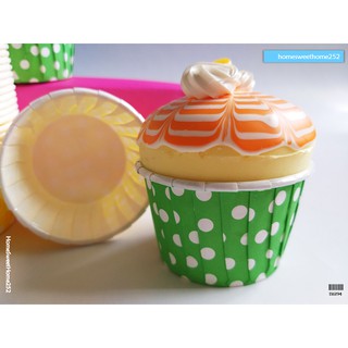 Set 10 cup giấy nướng bánh cupcake