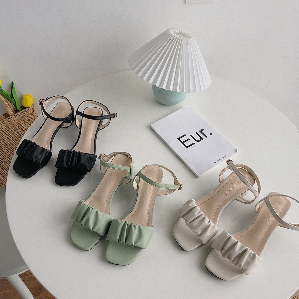 [Hàng có sẵn/Ảnh thật] Giày cao gót 💖FREESHIP💖 Giày sandal nữ đến 5cm thời trang cho phái nữ