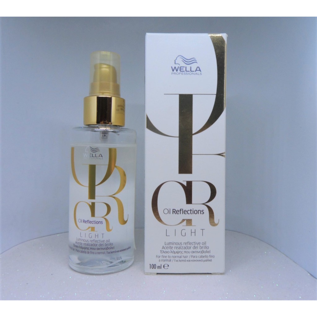 Tinh dầu sáng bóng Oil Reflections Light Wella 100ml