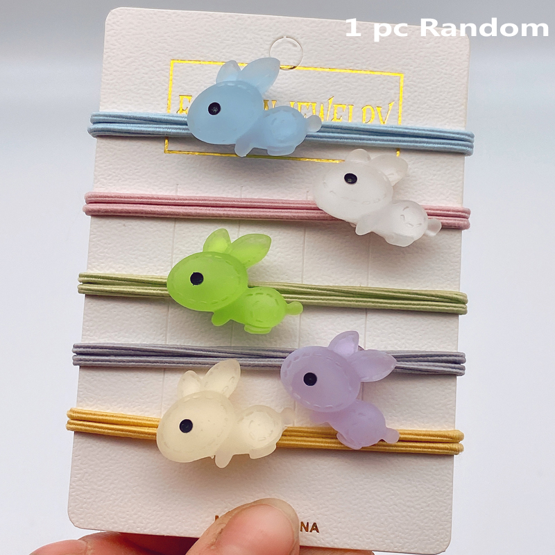 1 Dây buộc tóc hình trái cây màu sắc xinh xắn dành cho nữ