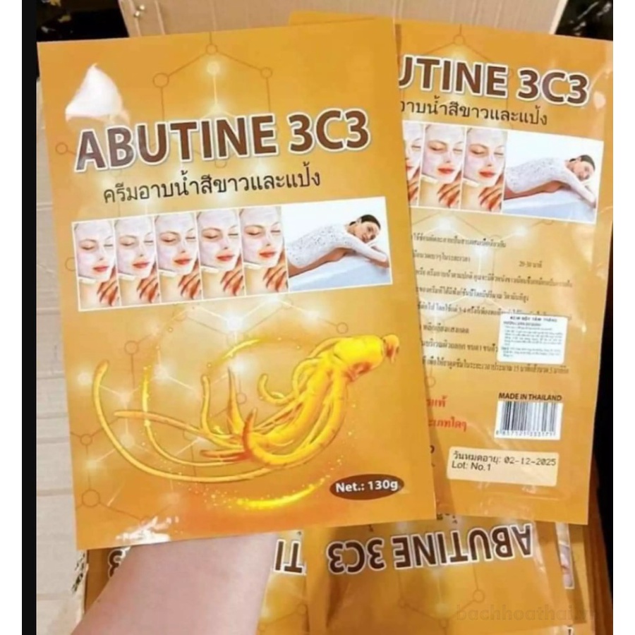 Tắm trắŉg nhân sâm Abutine 3C3 Thái Lan