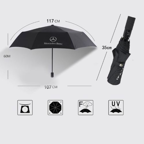 Ô DÙ LOGO HÃNG XE MERCEDES, AUDI TỰ ĐỘNG ĐÓNG MỞ CAO CẤP