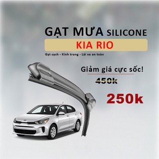 Gạt Mưa Cho Kia Rio, Gạt Lưỡi Silicon siêu sạch, êm, bền bỉ