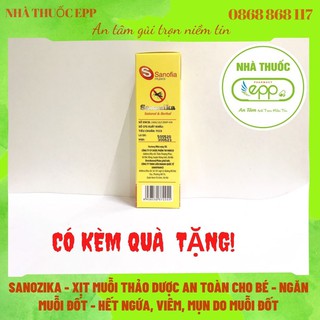 SANOZIKA - Xịt muỗi thảo dược