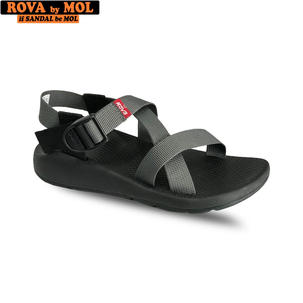 Giày sandal nữ quai thông minh rút dây tự do đế cao 3cm mang đi học đi biển du lịch hiệu Rova RV120B