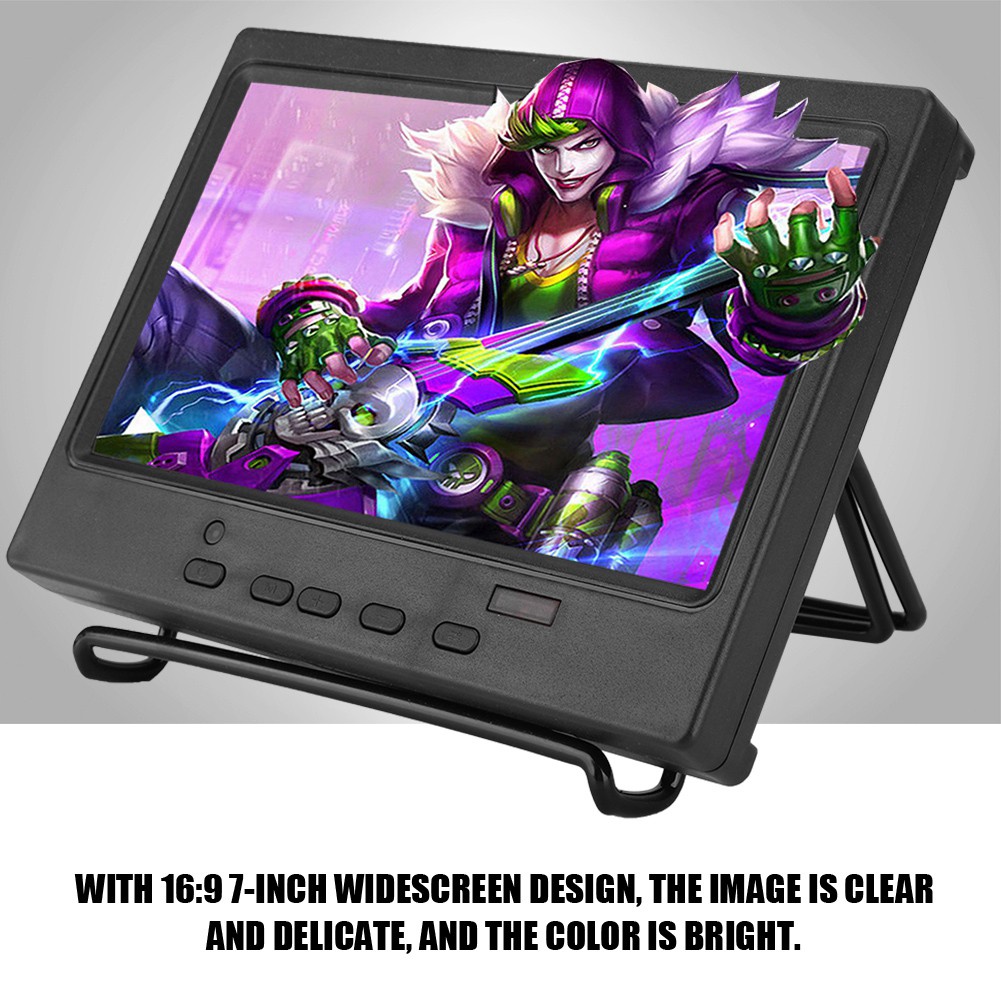 Màn hình đa năng xách tay 7 Inch 1024x600 hỗ trợ đầu vào HDMI/VGA/AV