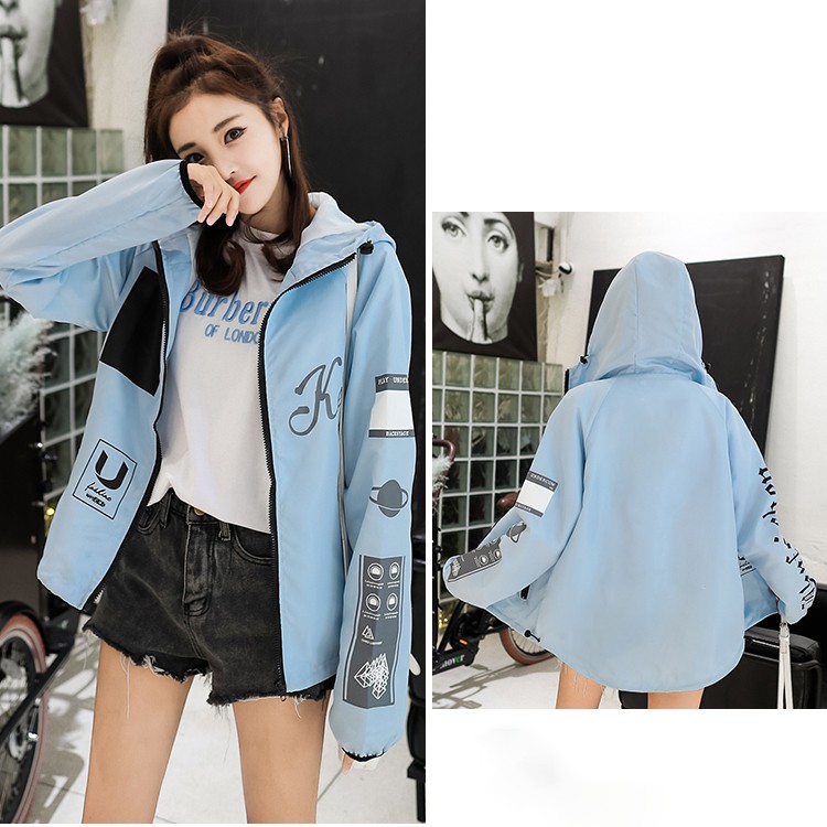 Áo Khoác chông nắng dù nhẹ nữ thời trang hàn quốc 2019 (48-60kg)