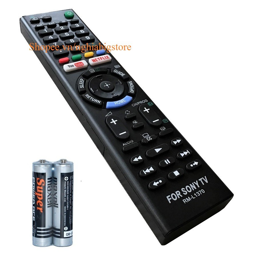 Remote Điều Khiển Tivi SONY, Internet Smart TV RM-L1370