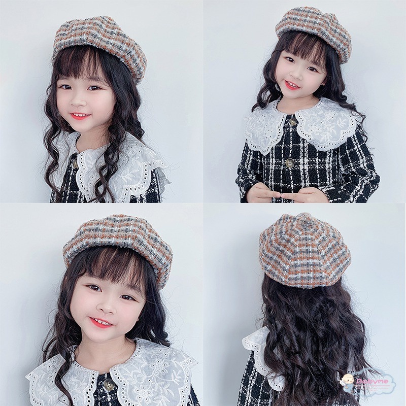 Mũ Beret Dễ Thương Cho Bé Gái