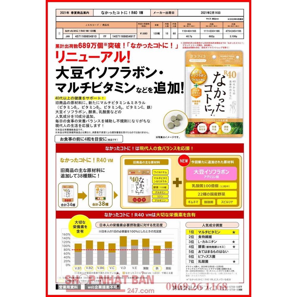 Viên uống enzyme giảm cân tuổi trung niên Nakatta Kotoni R40 Nhật Bản - 100% Authentic | BigBuy360 - bigbuy360.vn