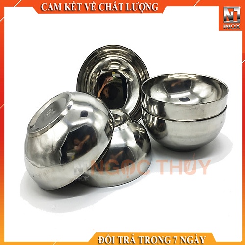 Tô trơn inox 2 lớp cách nhiệt