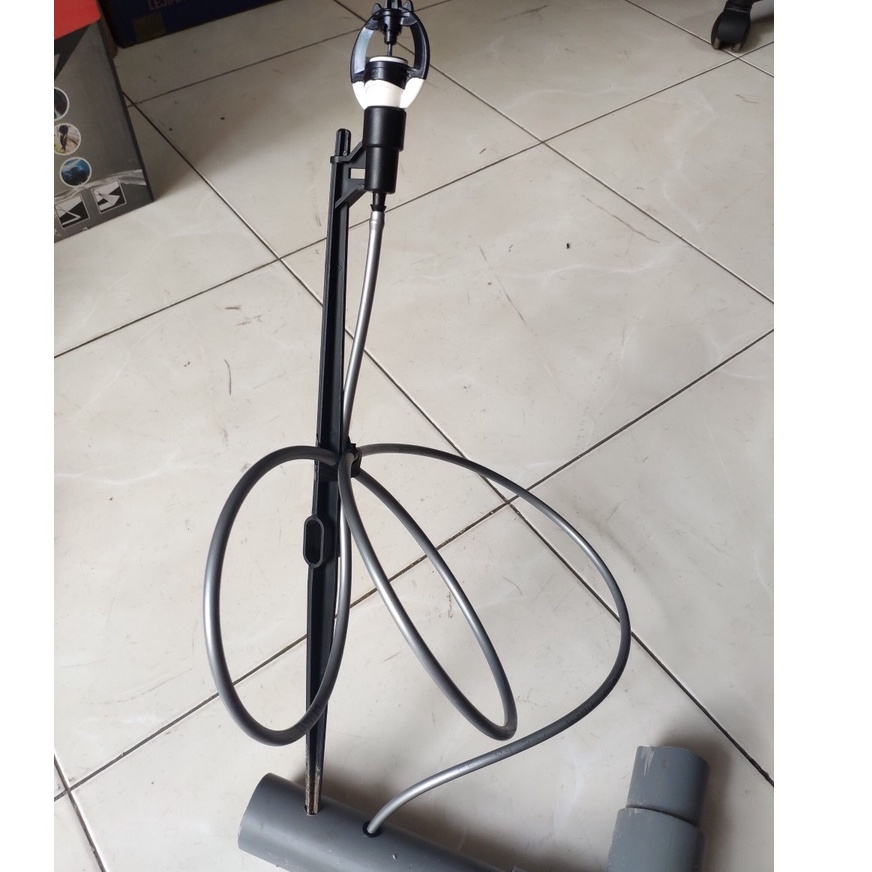 Bộ Đầy đủ Béc SD9000 có Bù Áp Kèm Cây Cắm 45cm-Khởi thuỷ 6mm-1m Ống LDPE mm- Tưới Phun mưa, Béc tưới cây