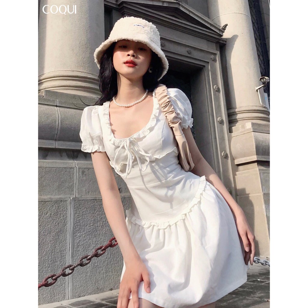 [COQUI] Đầm Emma tay phồng bèo ngực | BigBuy360 - bigbuy360.vn