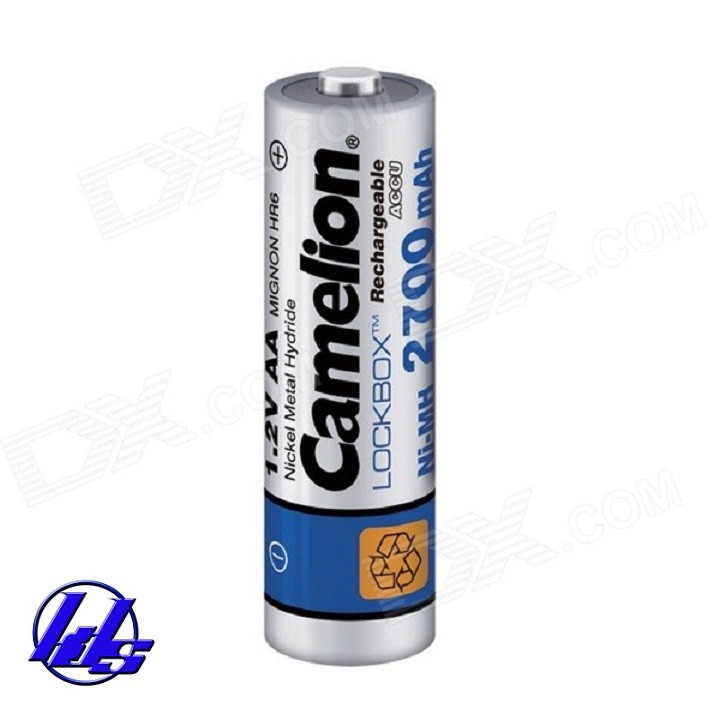 Pin sạc AA (2A) Camelion NH-AA2700BP2, size AA-2700mAh-1.2V Vỉ 2 viên