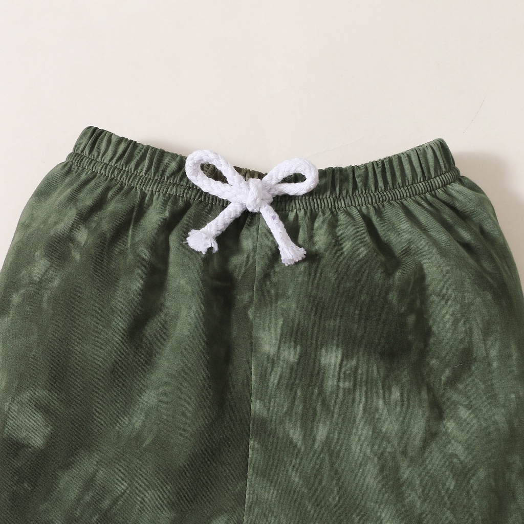 Set áo thun tay ngắn + quần ngắn MIKRDOO thời trang mùa hè đơn giản cho bé trai