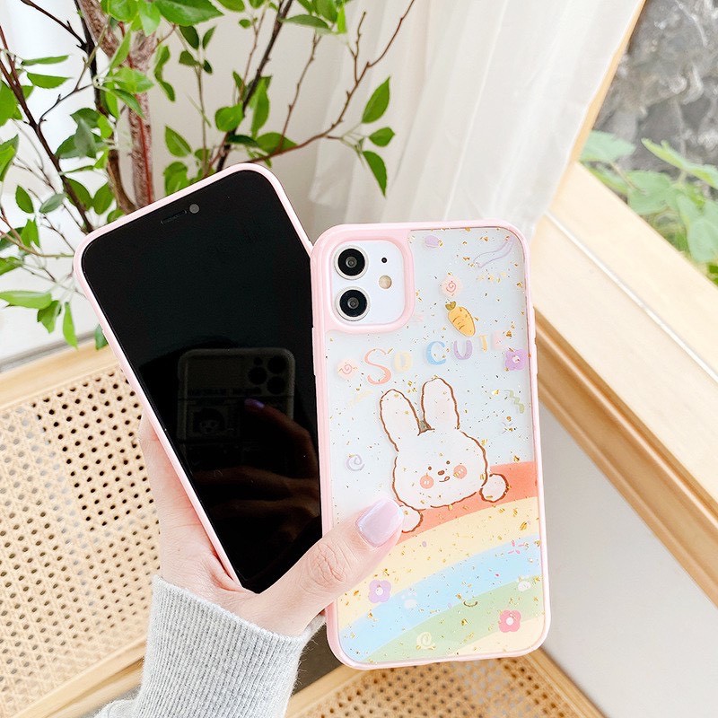 Ốp lưng iPhone Gấu,Thỏ cute bảo vệ camera 6/6s/6plus/6splus/7plus/8plus/x/xs/xsmax/11/11promax