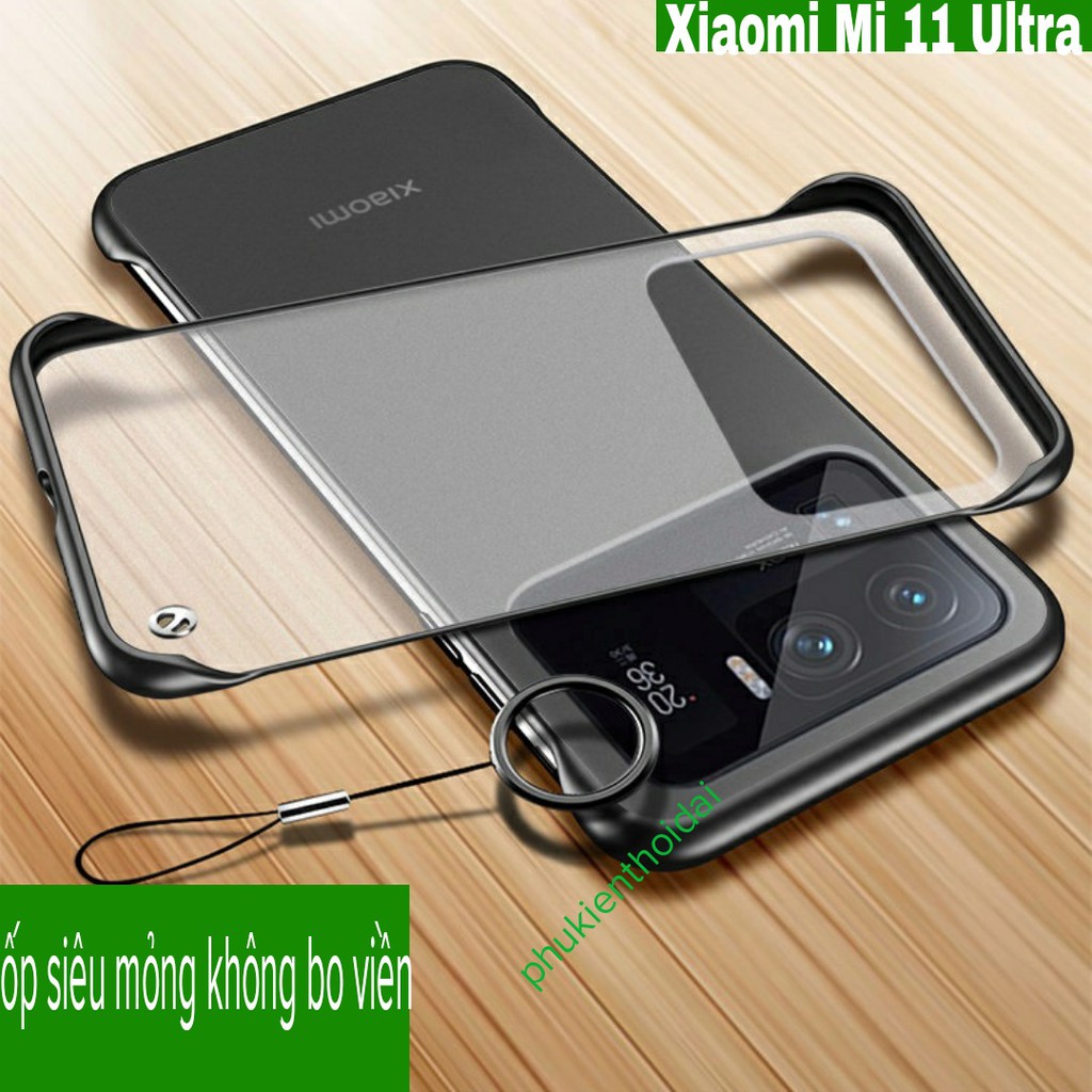 Ốp lưng Xiaomi Mi 11 Ultra / Mi 11 Pro / Xiaomi 12 Pro / Xiaomi 13 Ultra nhám mờ siêu mỏng không bo cạnh