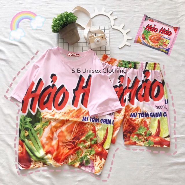 SET ĐỒ NGỦ MÌ ĂN LIỀN