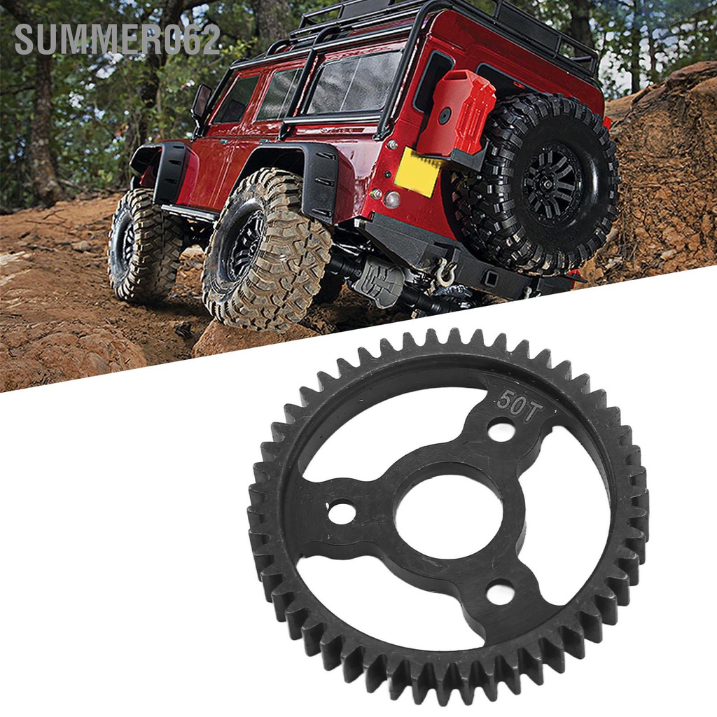 Summer062 M0.8 32P 50T Bánh răng chính bằng thép RC cho TRAXXAS SLASH 1/10 Xe hơi cứng