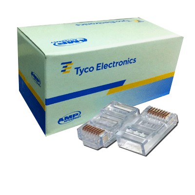 Đầu bấm mạng RJ45 nhựa(1bich/100 hạt mạng)