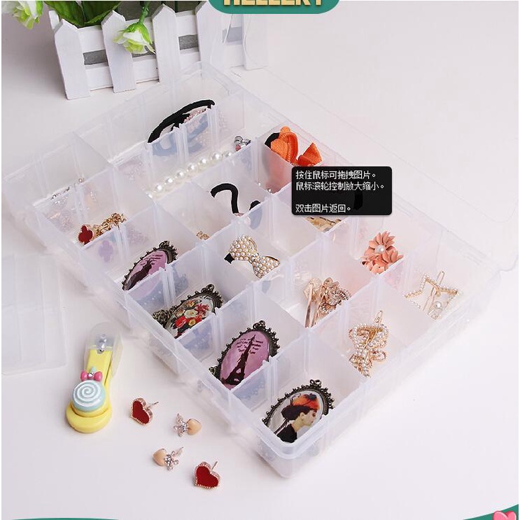 Hộp nhựa đựng trang sức có thể điều chỉnh