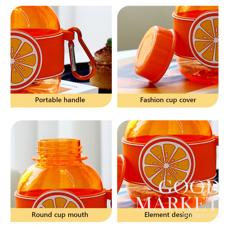 Bình đựng nước có tay cầm bằng nhựa dung tích 350ml dành cho trẻ em