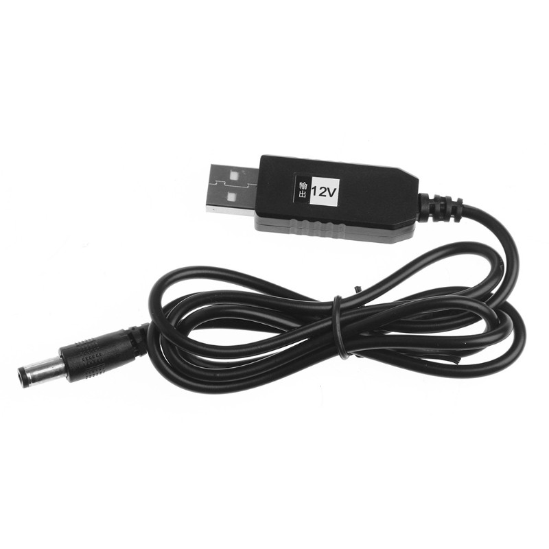 Cáp Chuyển Đổi Usb Dc 5v Sang Dc 12v 2.1x5.5mm