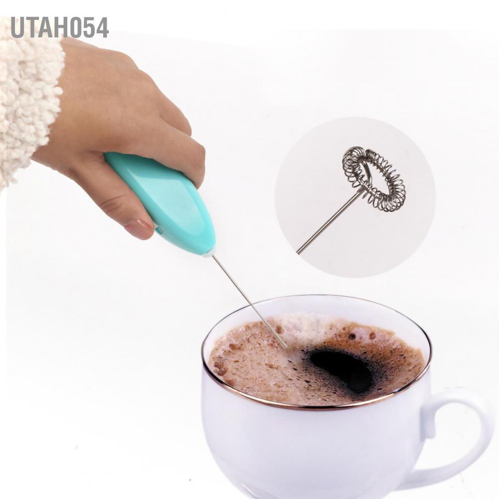 [Hàng Sẵn] Máy đánh sữa trứng cà phê cầm tay bằng thép không gỉ cho nhà bếp nấu ăn【Utah054】