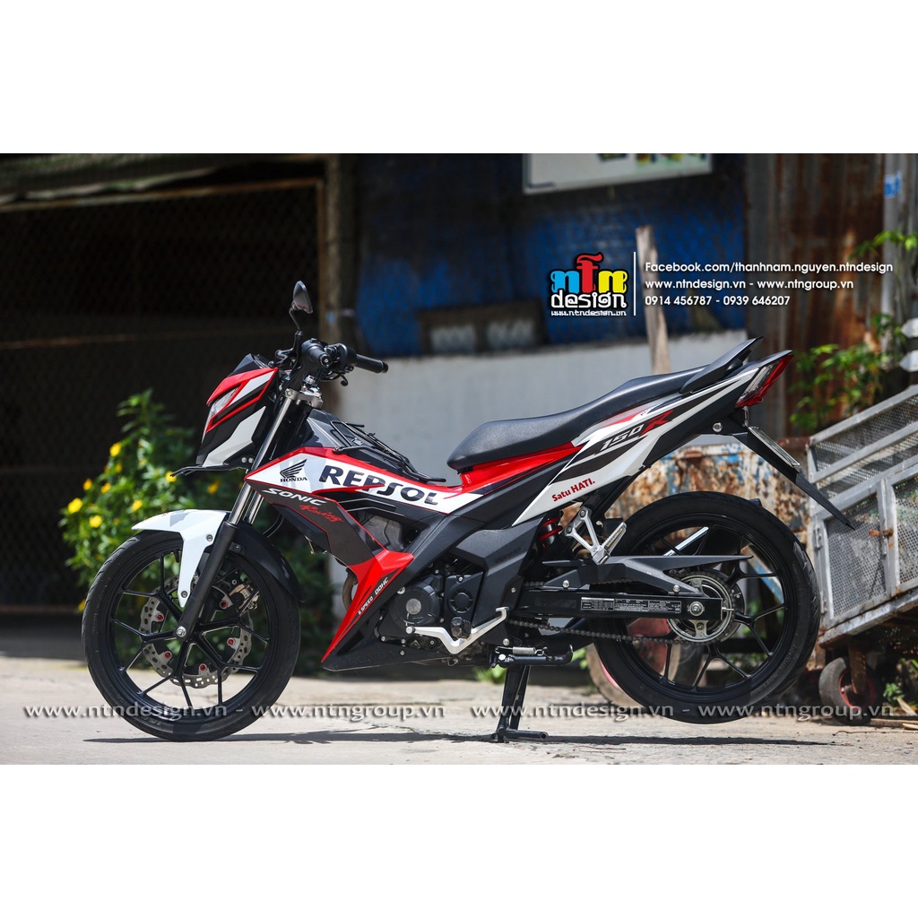 tem rời sonic trắng đỏ đen