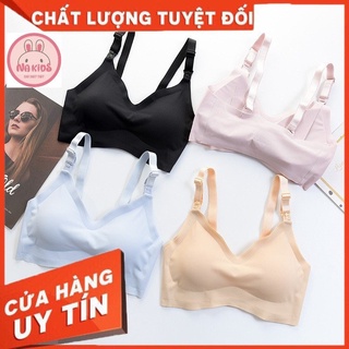 (nhập mã NAKI 520 giảm 5000đ) Áo lót bầu cho con bú sau sinh chống xệ,không gọng,tiện lợi cho con bú