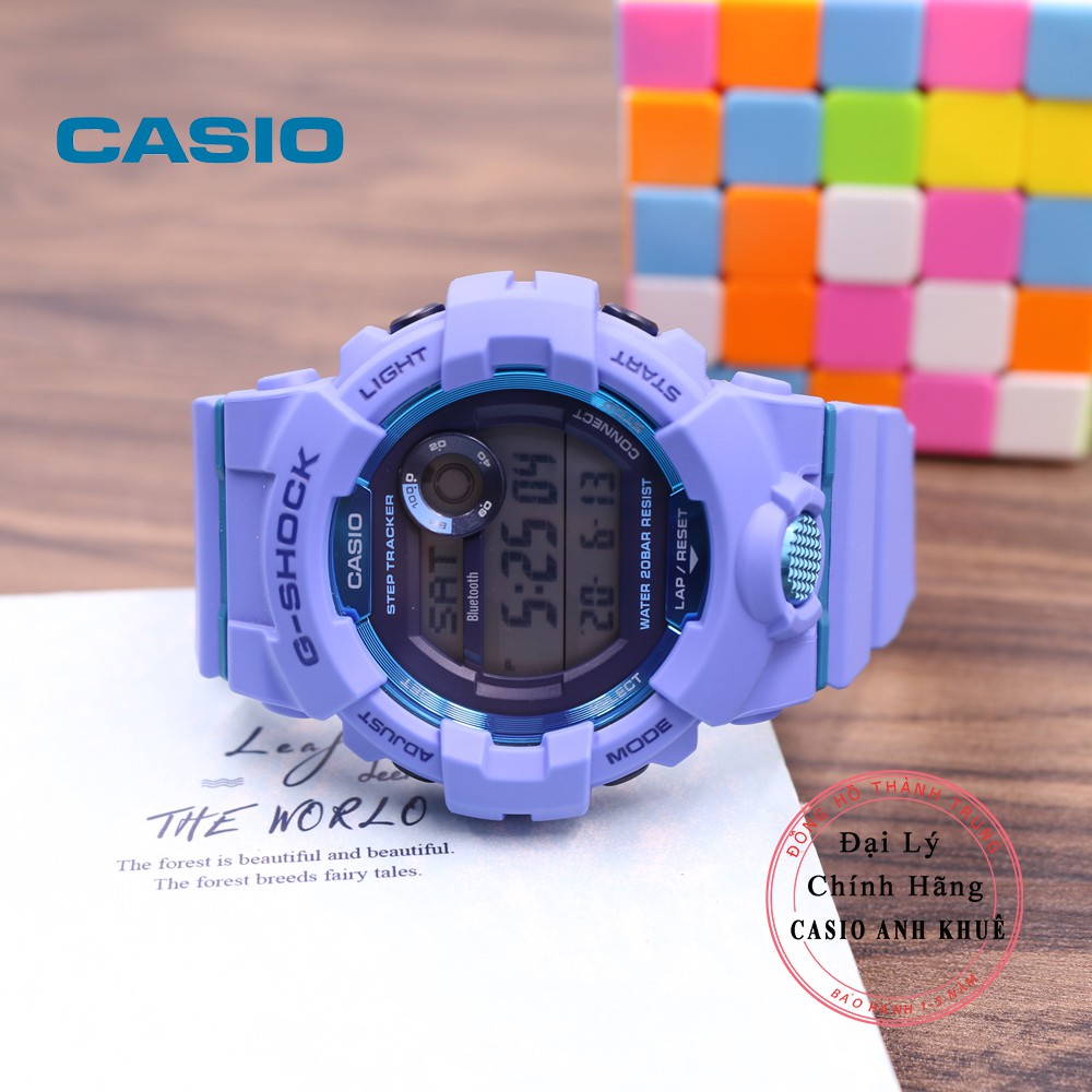 Đồng hồ nam Casio thể thao Gshock GBD-800-2DR dây nhựa ( Có kết nối Buetooth)