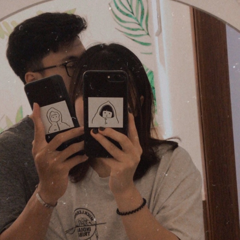 Ốp Điện Thoại Đôi Đơn giản- Couple phone case Cho Nhiều Dòng Máy