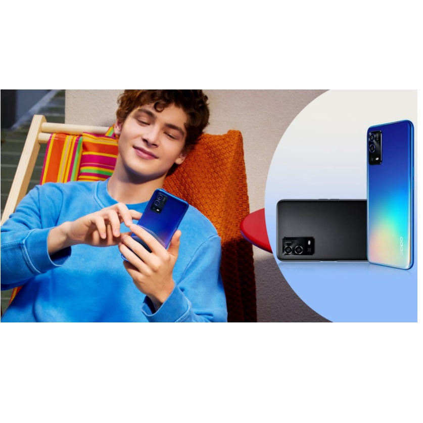[Chính hãng] Điện thoại OPPO A55 4G/64G. Camera AI. Pin khủng 500mA. Sạc nhanh 18W