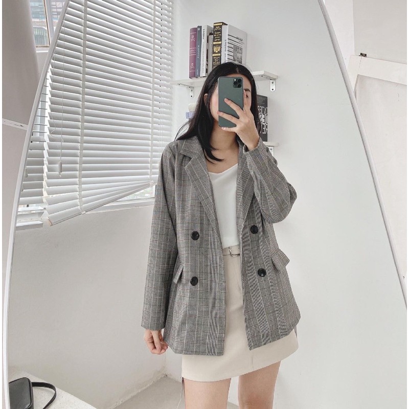 blazer kẻ 1 lớp | BigBuy360 - bigbuy360.vn