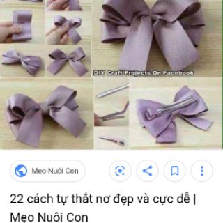 Nguyên liệu làm kẹp tóc