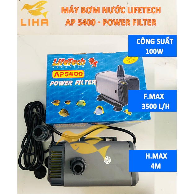 Máy Bơm  Lifetech AP5400 - Máy Bơm Hồ Cá Cao Cấp