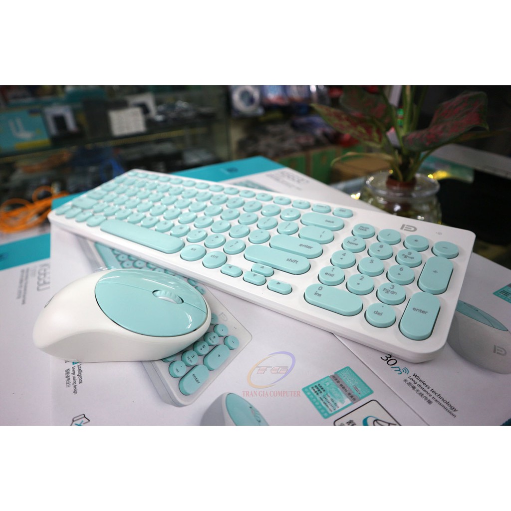 Bộ phím chuột không dây Forter iK6630 chống ồn | BigBuy360 - bigbuy360.vn