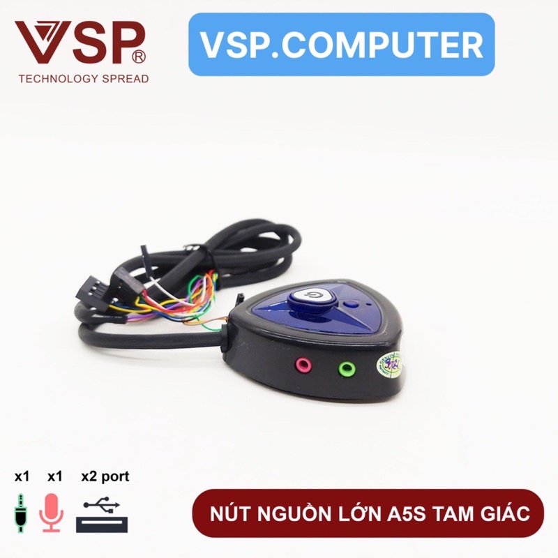 SIEU KHUYẾN MẠI  Combo 2cái Nút Nguồn Lớn 05 Aone A5S Tam Giác - Tròn  Chính Hãng