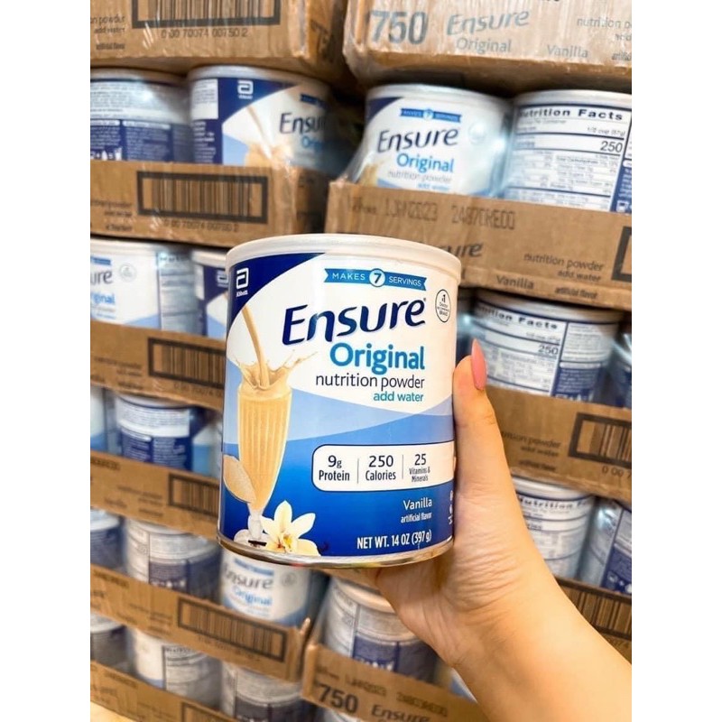 Sữa bột Ensure Úc 850g/ Đức 400g/ Mỹ 400g