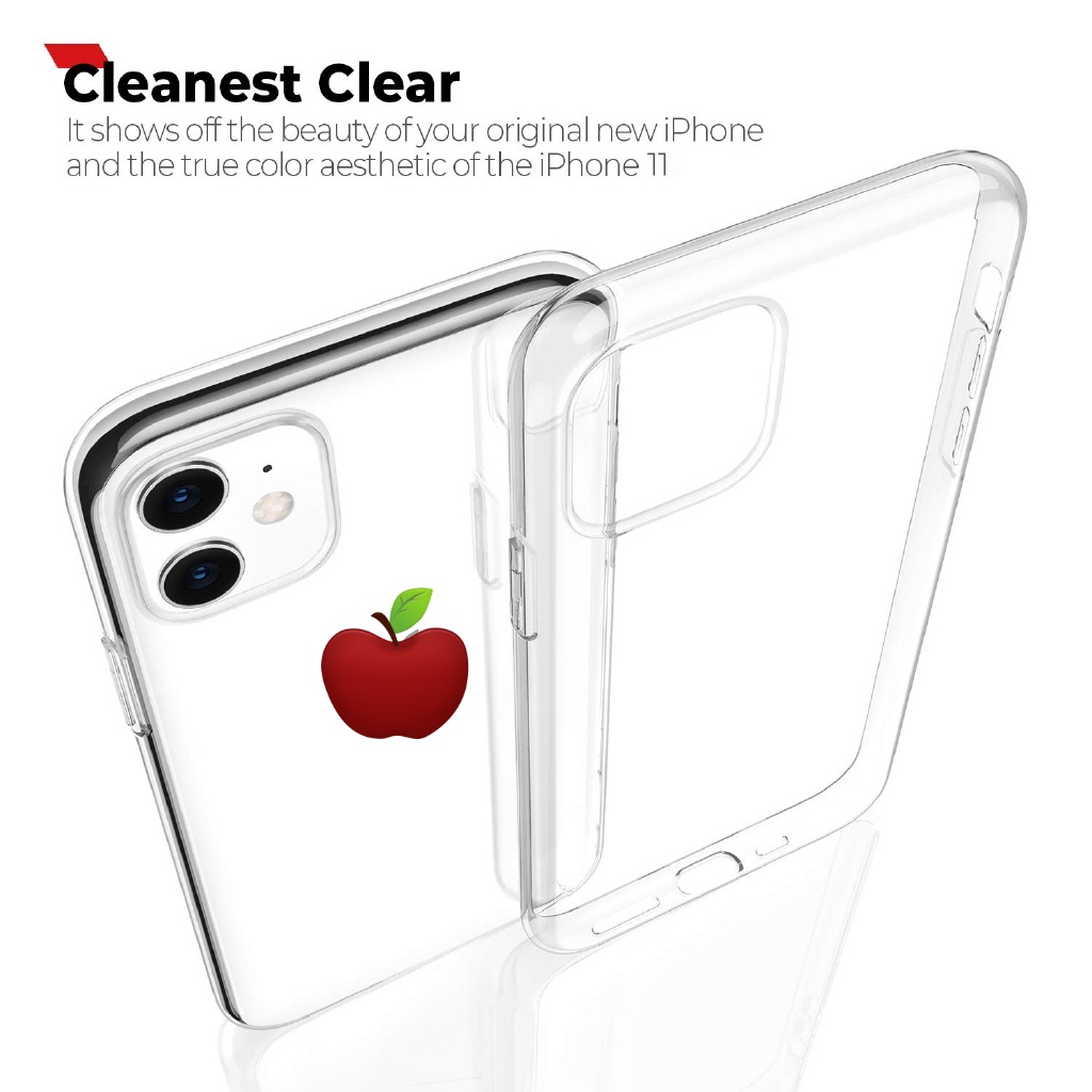 Ốp lưng trong suốt cho for  iPhone 6 7 8 Plus X XS XR 11 Pro Max