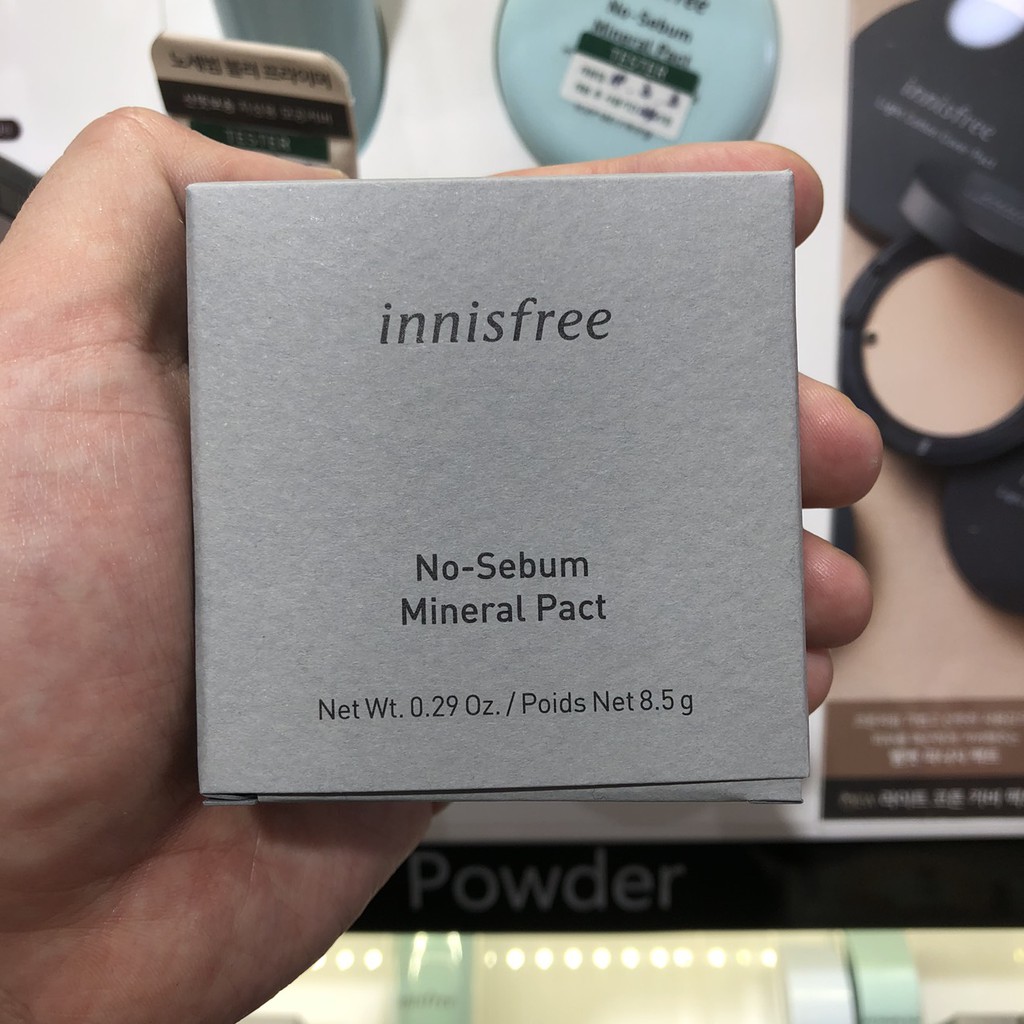 Phấn phủ dạng nén kiềm dầu Innisfree No sebum Mineral Pact 8.5g | BigBuy360 - bigbuy360.vn