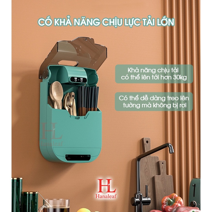 Máy sấy đũa thìa HL, ống đựng đũa muỗng thông minh khử khuẩn bằng tia UV