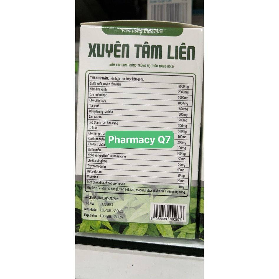 (CHÍNH HÃNG HỘP 30V) XUYÊN TÂM LIÊN TỎI ĐEN HỘP 30 VIÊN GỒM NẤM LIM XANH TỎI ĐEN VÀ ĐÔNG TRÙNG HẠ THẢO