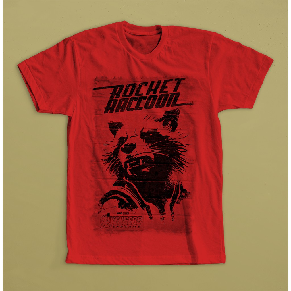 Áo Thun In Hình 3d Siêu Anh Hùng Marvel Rocket Racoon 2 Chính Hãng