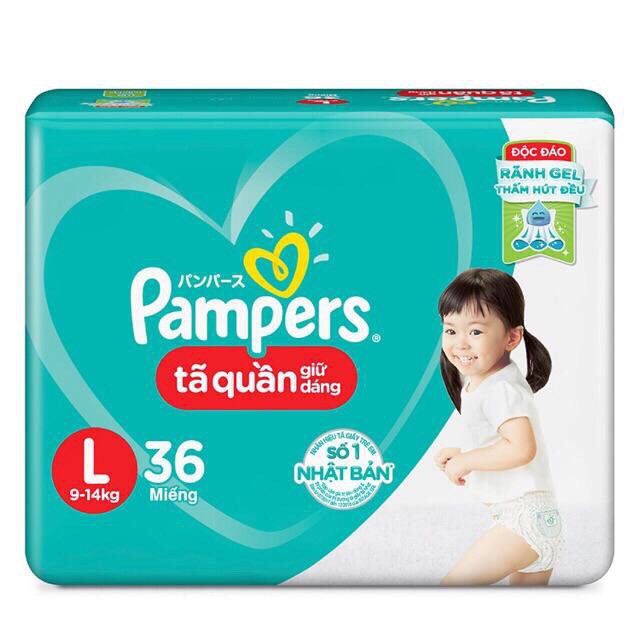 ✅Bỉm Pampers dán/ quần các size M40/M60/L36/L54/l68/XL32/XL48/XXL28/XXL44