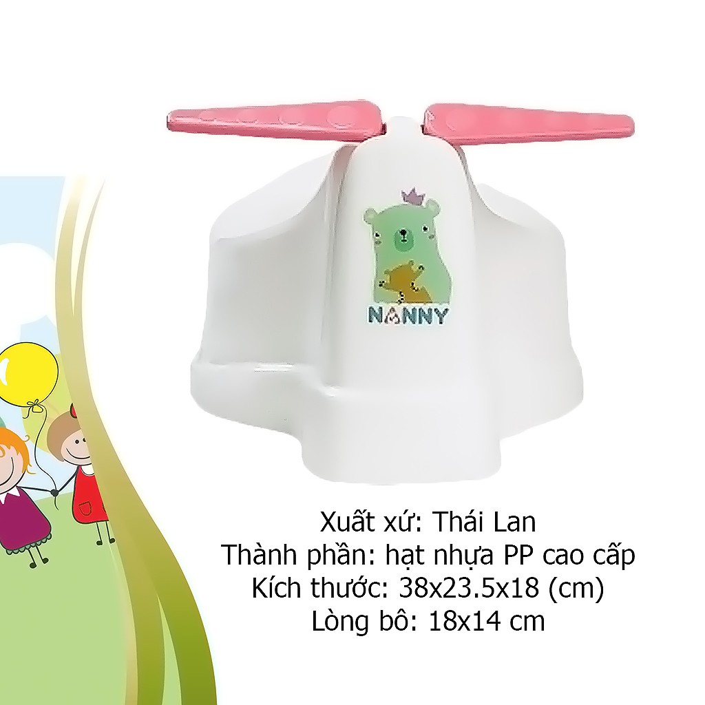 Bô cho bé Nanny bô vệ sinh hình thỏ nội địa Thái Lan 471/K
