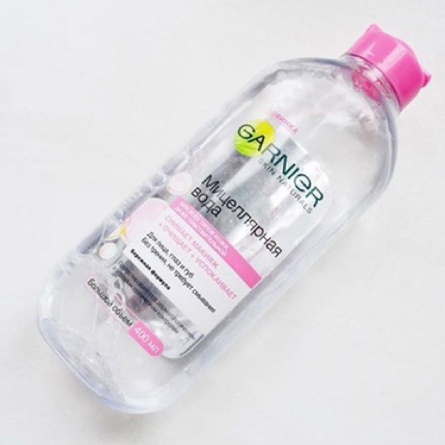 Nước tẩy trang Garnier Micellar cho da nhạy cảm 400ml